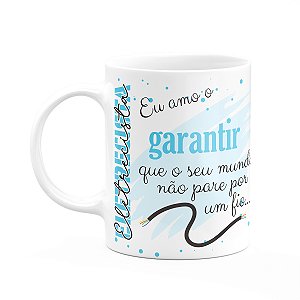 Caneca de Profissões - Sou Eletricista - 325ml
