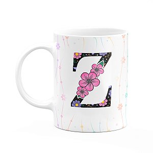 Caneca Today - com inicial do nome letra Z - 325ml