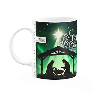 Caneca Natal abençoado - Jesus nasceu - Isaias 9:6 - M2
