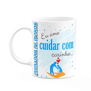Caneca de Profissões - Sou Cuidador de idosos - 325ml