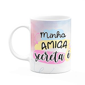 Caneca - Minha amiga secreta é... 325ml - Branca