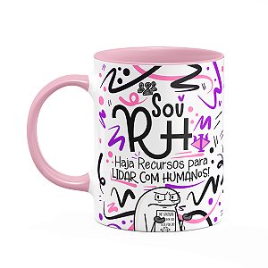 Caneca Flork Profissões - Sou Recursos Humanos - M2 B-pink