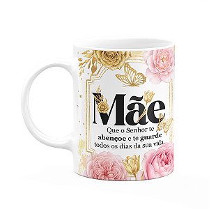 Caneca Dia das Mães - Que o senhor te abençoe e te guarde