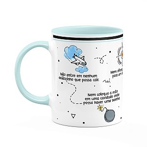 Caneca Geek Best Moments - Greys Anatomy - Baby blue