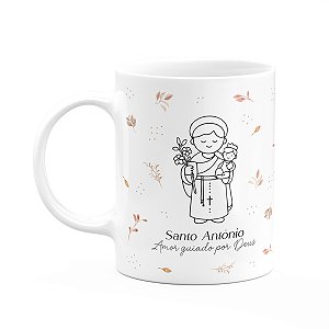 Caneca Religiosa Santinhos - Santo Antônio