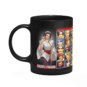 Caneca Gamer - The King of Fighters Member Select M2 - Preta