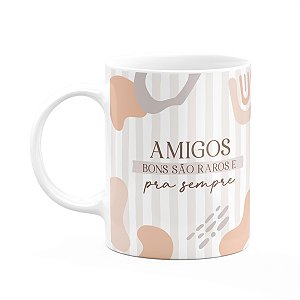 Caneca Laços Amizade - Amigos bons são raros - M2