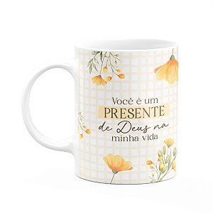 Caneca Laços Amizade - Você é um presente de Deus