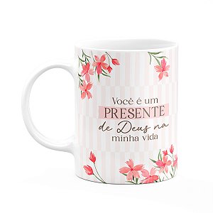 Caneca Laços Amizade - Você é um presente de Deus - M2