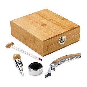 Kit vinho com jogo de xadrez personalizado - KB011 - Elo Brindes