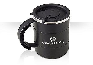 Caneca em aço com revestimento plástico 400 ml. - Cód.: 141883PQ