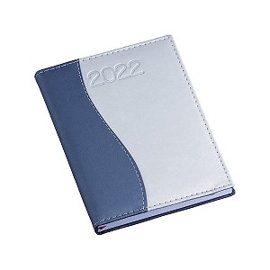 Agenda diária com capa metalizada personalizada - Cód.: 150LQ