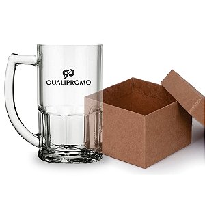 Caneca cerveja Bristol 340 ml. de vidro personalizada - Cód.: 0591152CLQ