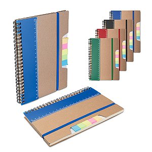 Caderno A5 Capa em Papel Kraft - Cód.: CAD006