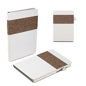 Caderno A5 Capa em Fibra de Cana de Açúcar e Café - Cód.: CAD011P