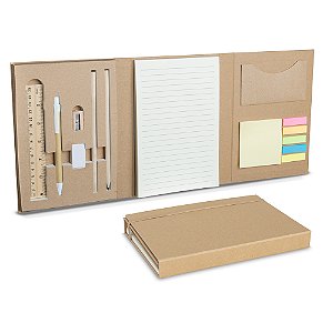 Kit Escritório Capa em Papel Kraft - Cód.: CJ40035P