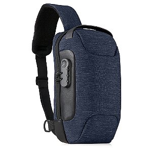 MOCHILA DE OMBRO USB ANTI-FURTO 7L - Cód.: 04058