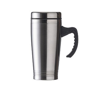 CANECA 450ML INOX C/ TAMPA - Cód.: 05828