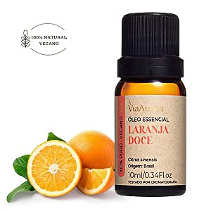Óleo Essencial Laranja Doce Via Aroma - 10ml