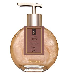 Sabonete Líquido Desodorante Black Vanilla Via Aroma - 200ml