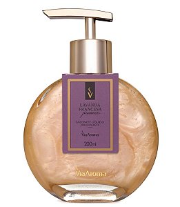 Sabonete Líquido Desodorante Lavanda Francesa Via Aroma - 200ml