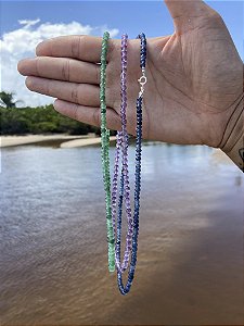 CHOKER MINI ESFERAS CRISTAIS