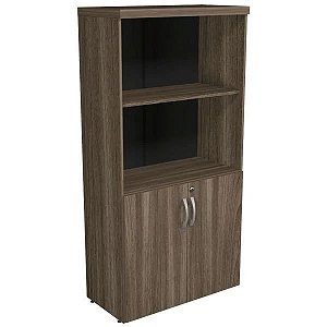 Armário Alto com 2 Portas Baixa para Escritório 40mm Moderate MV029