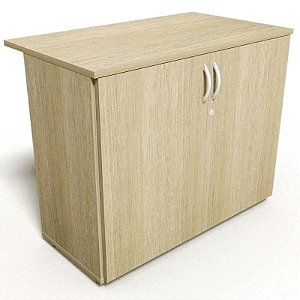Armário Baixo Complementar 2 Portas para Escritório com Tampo de 18mm Fitt MV077