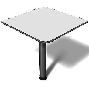 Conexão Quadrada para Mesa de Escritório com Tampo de 15mm Light MV161