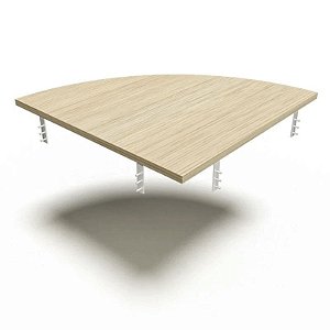 Conexão Redonda para Mesa de Escritório com Tampo de 18mm Fitt MV171
