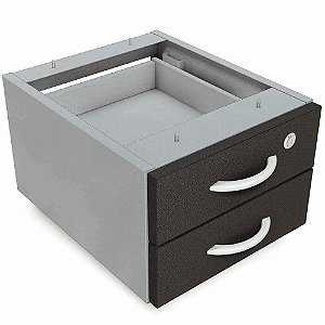 Gaveteiro Fixo de Aço com 2 Gaveta 18mm MV187