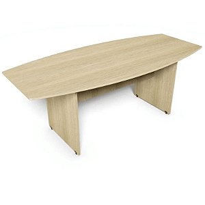 Mesa de Reunião Bote para Escritório com Tampo de 18mm Fitt MV257