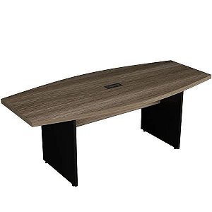 Mesa de Reunião Bote Pés Painéis para Escritório com Tampo de 40mm Moderate MV261