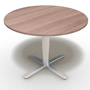 Mesa de Reunião Redonda para Escritório com Tampo de 18mm Star MV277