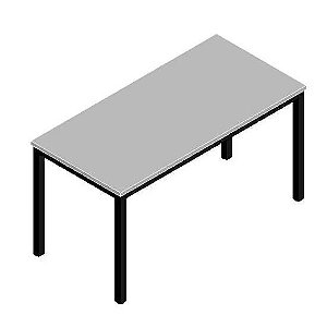 Mesa Refeitório Reta 80cm de Profundidade com Tampo de 18mm MV323