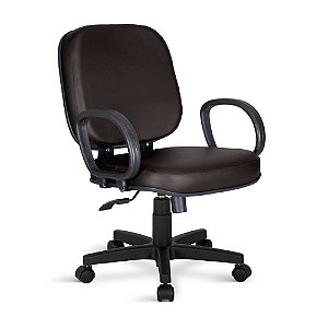 Cadeira Obeso Ecologica Plus Size Giratória Relax Marrom