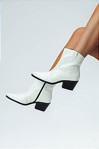 Bota Western Lohaz Off White