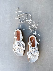 Sandália Flatform Garden Lohaz Off White