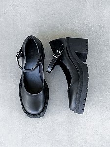 Sapato Mary Jane Nina Lohaz Preto