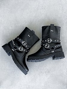 Bota Biker Sany Lohaz Preto