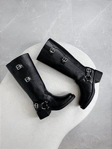 Bota Biker Nancy Lohaz Preto