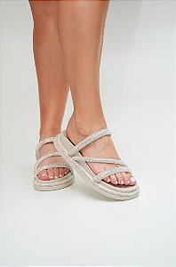 Tamanco Birken Shine Lohaz Off White