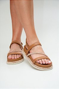 Sandália Birken Shine Lohaz Caramelo