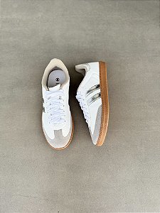 Tênis Inspiração Samba Lohaz Branco/Prata