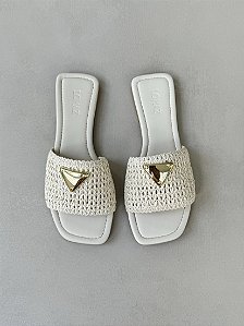 Tamanco Ibiza Slim Lohaz Off White