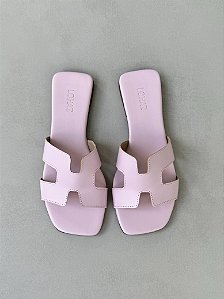 Tamanco Flat Helen Lohaz Rosa
