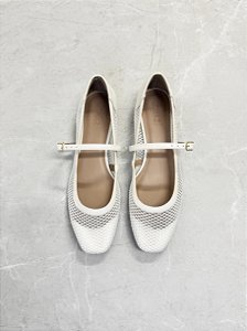 Sapatilha Tela Laysa Lohaz Off White