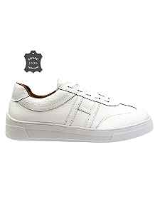 Supra - Tênis Couro Feminino Casual Branco