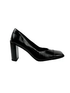 Gabrielle - Sapato Scarpin Bico Quadrado Preto