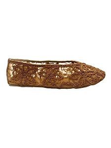 Amalfi - Sapatilha em Renda Bordada Caramelo